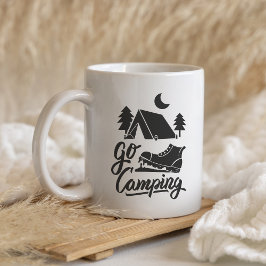 Go Camping-Mugg – Äventyr väntar utomhus Kaffemugg