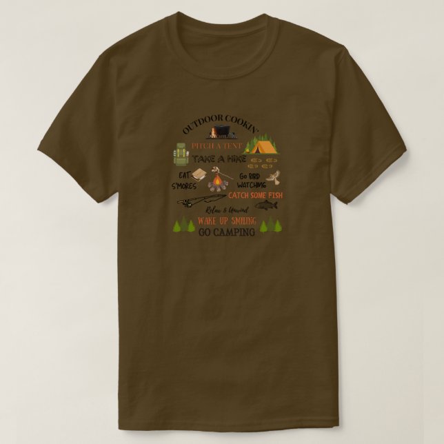 Go Camping T-Shirt (Design framsida)