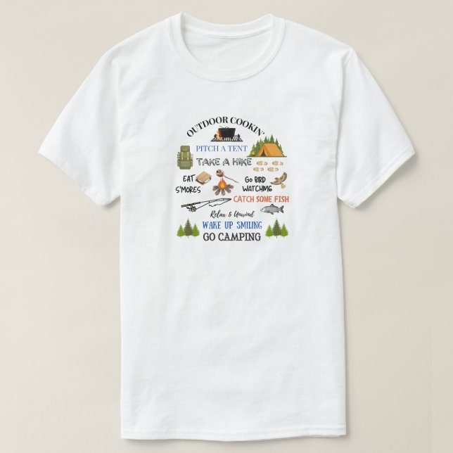 Go Camping T-Shirt (Design framsida)