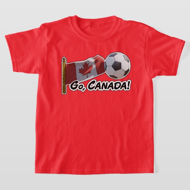 Go, Canada Ocer Fläkt T Shirt (Laydown)