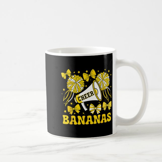 Go Cheer Bananas School Srts Fan Team Srit Name  Kaffemugg (Höger)