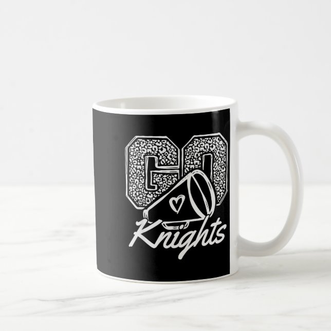 Go Cheer Knights Srts Name Men Women Boy Girl  Kaffemugg (Höger)