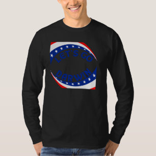 Go Darwin Let Go Darwin Girl Us Flagga Pul T Shirt
