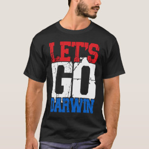 Go Darwin US FlagVintage Let's Go Darwin T Shirt