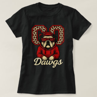 Go Dawgs Bulldog Hoodie Game Day Shirt T
