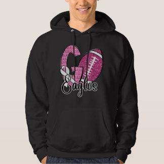 Go Eagles School Sportfantast Spirit Breast Cancer Hoodie