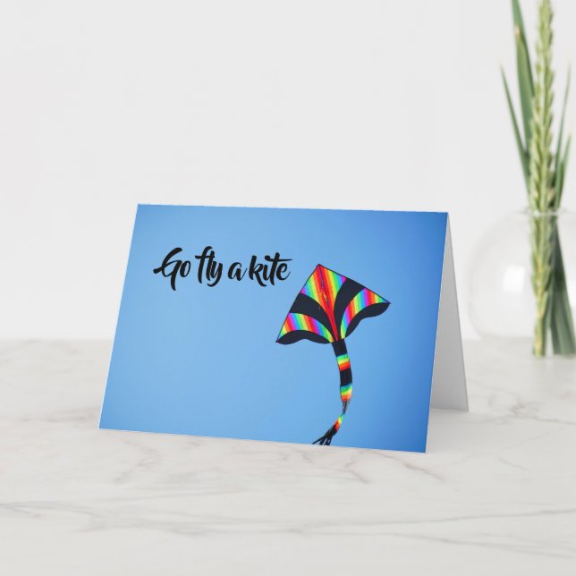 Go Fly A Kite Kort (Framsida)