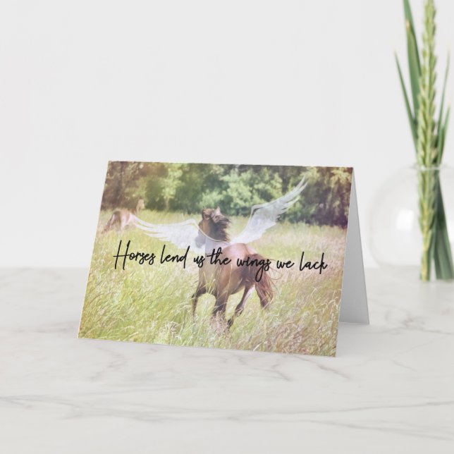 GO FLYING-gratulationskort Tack Kort (Framsida)