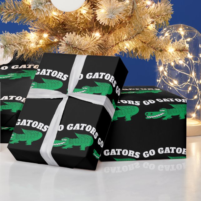 GO GATORS ALLIGATOR  PRESENTPAPPER (Helgdagar)