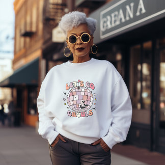 Go Ghouls Cute Rosa Disco Boll Halloween T Shirt