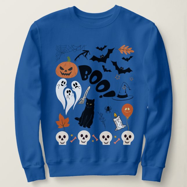 Go Ghouls Funny Halloween Party Costume T Shirt (Design framsida)