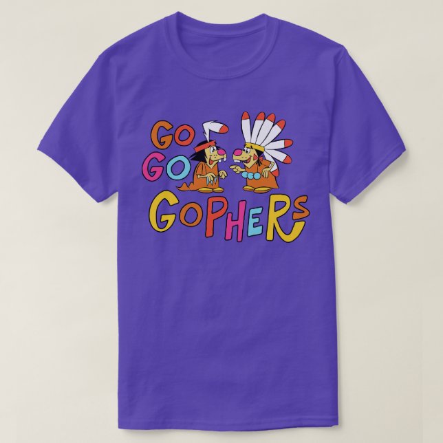 Go Go Gophers T Shirt (Design framsida)