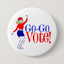 Go-Go Vote! 3" Knapp
