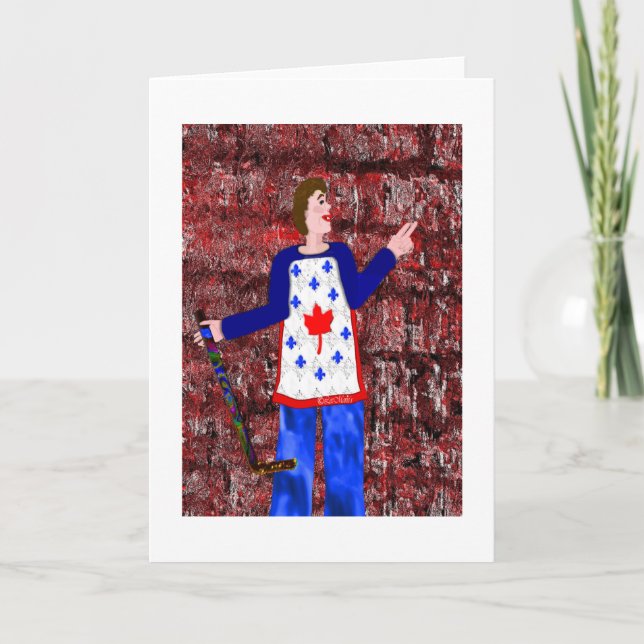 Go Habs Go LeeMarie's Kreativa Design Kort (Framsida)