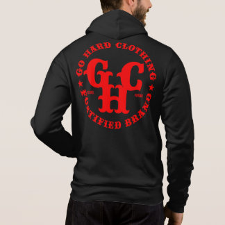 GO HARD CLOTHING ZIP T SHIRT