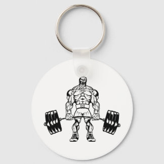 GO HEAVY ELLER GO HOME LOGOTYP BÄRA NYCKELRING