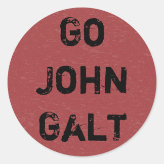 Go John Galt Runt Klistermärke