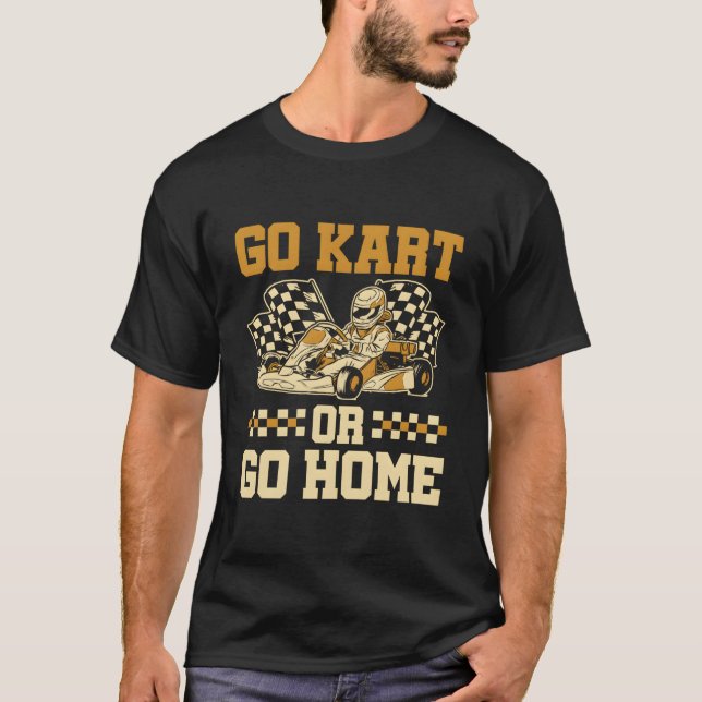 Go K Go K Racing King Go K Racer T Shirt (Framsida)