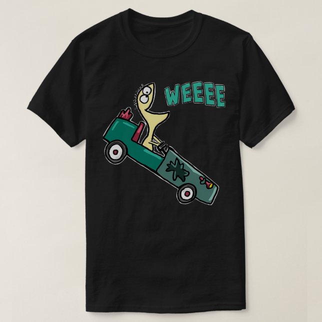 Go Kart Cheese Fosters Home for Imaginary Friends T Shirt (Design framsida)