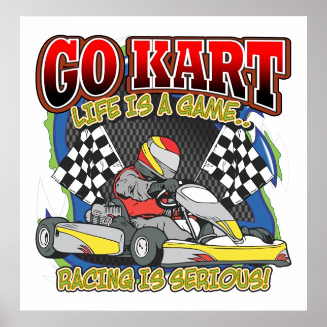Go Kart Life Poster (Framsidan)