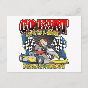 Go Kart Life Vykort