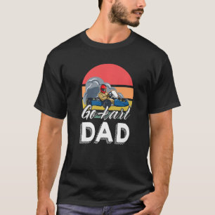 Go kart Pappa Tävla Lap Tävling Speed Racetrack Ra T Shirt