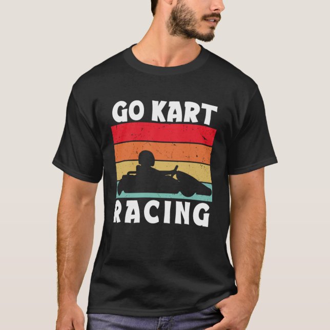 Go Kart Racing  1 T Shirt (Framsida)