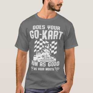 Go Kart Tävla Bra As Mouth Karting GoCart Racer T Shirt