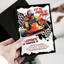 Go Kart Tävla Födelsedagsfest
