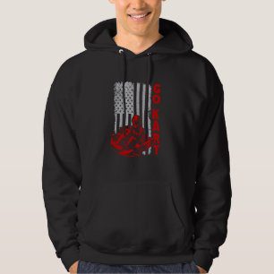Go Kart Tävla Karting Driver Enthusiast Carting R Hoodie