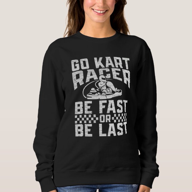 Go Kart Tävla Karting T Shirt (Framsida)