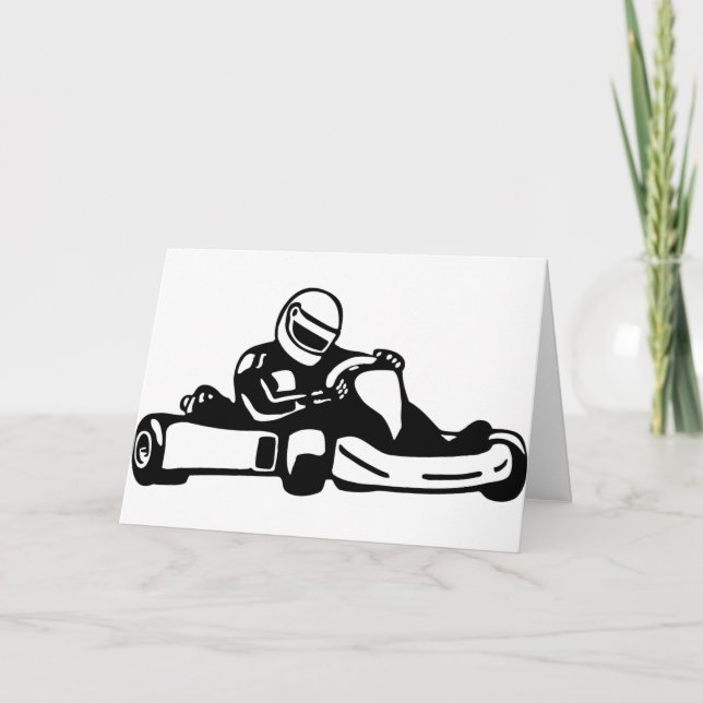 Go Kart Tävla Kort (Framsida)