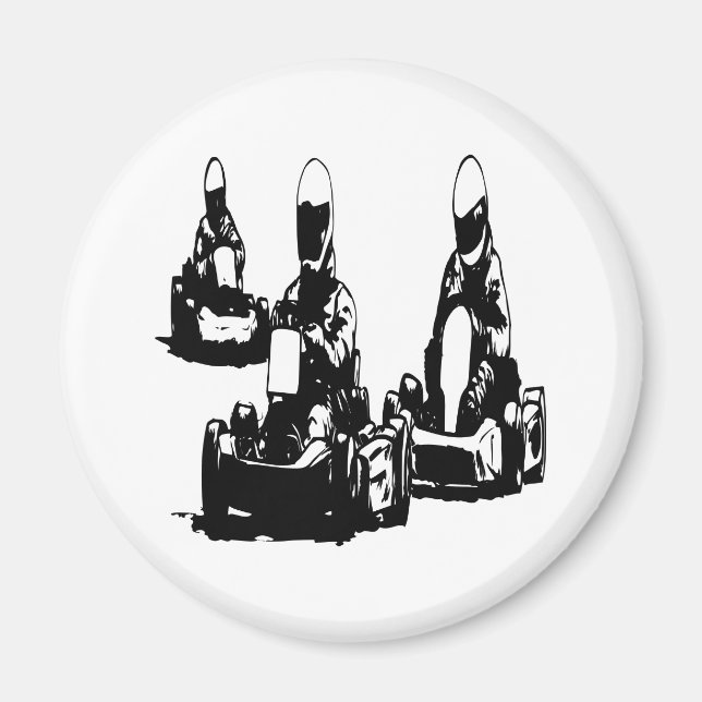 Go Kart Tävla Magnet (Framsidan)
