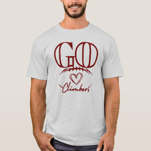 Go Klibers Maroon Football T Shirt