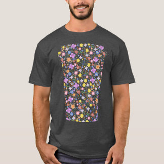 Go Kopp of Coffee Flowers Silhouette T Shirt