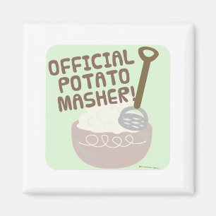 Go Officiell Potato Masher Go Magnet