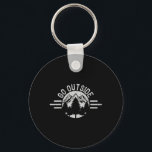 Go Outside Nature Hiking Camping Forest Gift  Nyckelring<br><div class="desc">Go Outside Nature Hiking Camping Forest Gift</div>