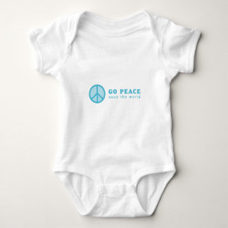 Go Peace (blå) Tee Shirt