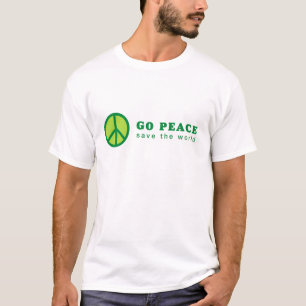 Go Peace (Grönt) T Shirt