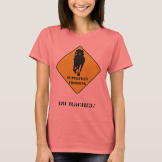 Go Rachel Alexandra - Superfilly Crossing T-shirt