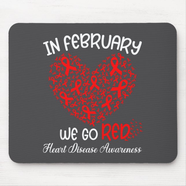 Go Red - American Heart Month Awareness In Februar Musmatta (Framsidan)