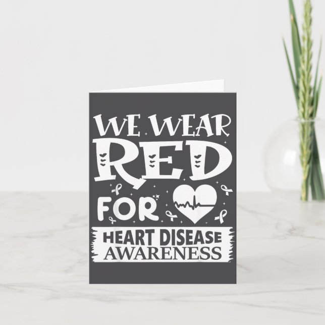 Go Red – Awareness For Us Heart Health Month In Fe Kort (Framsida)