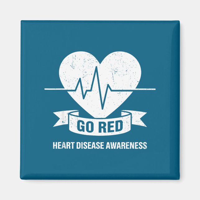 Go Red For Women American Chd Heart Disease Month  Magnet (Framsidan)
