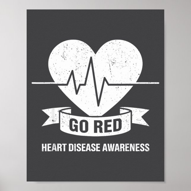 Go Red For Women American Chd Heart Disease Month  Poster (Framsidan)