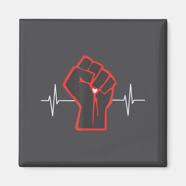 Go Red Heart Disease Awareness Month  Magnet (Framsidan)