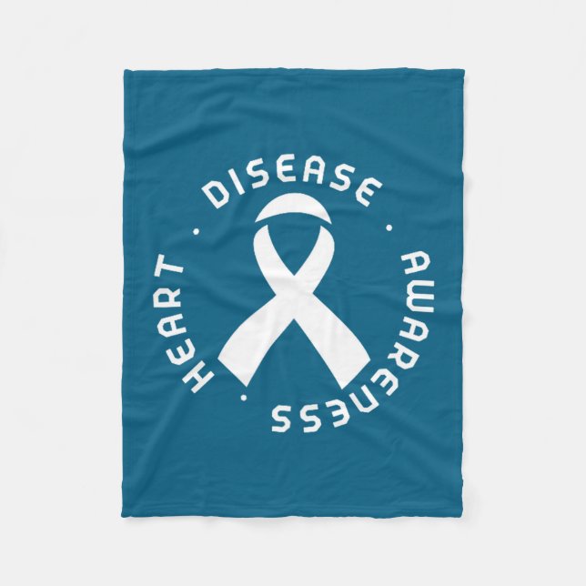 Go Red In February Heart Disease Awareness Health  Fleecefilt (Framsidan)