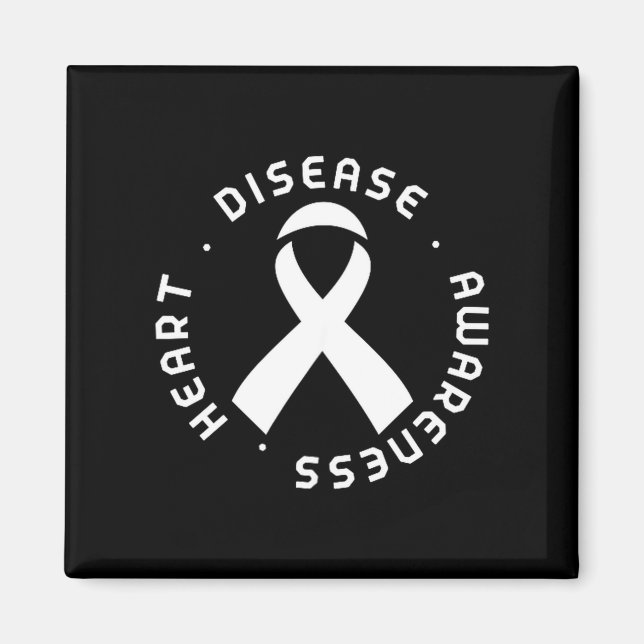 Go Red In February Heart Disease Awareness Health  Magnet (Framsidan)