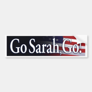 go_sarah_go_Blackbildekal Bildekal
