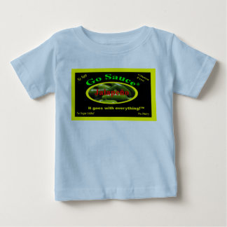 Go Sauce Baby T-Shirt Light Blue med Ingredienser