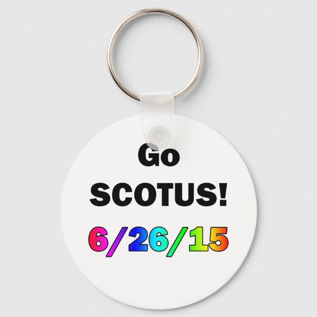 Go SCOTUS Nyckelring (Framsida)